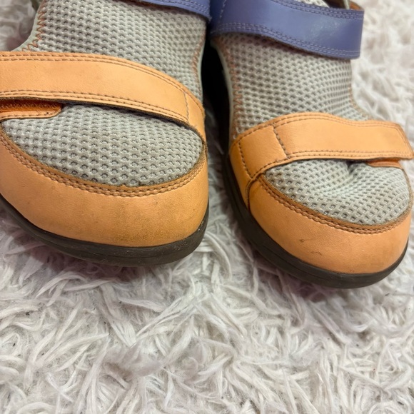 Teva Hurricane Seekado sandals purple orange‎ size kids 4 - Picture 6 of 9